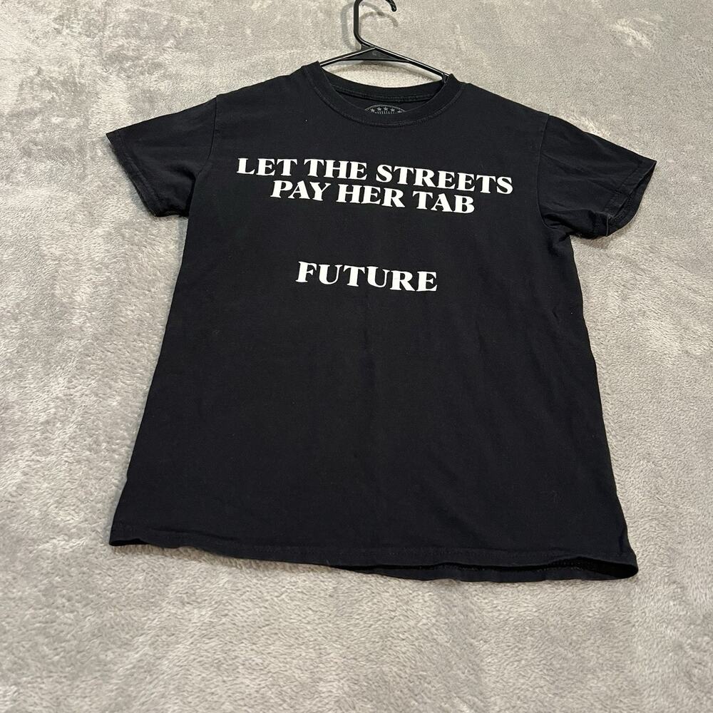 Freebandz Future Shirt Mens Small Black Let the Streets Pay Her Tab Rap Tee